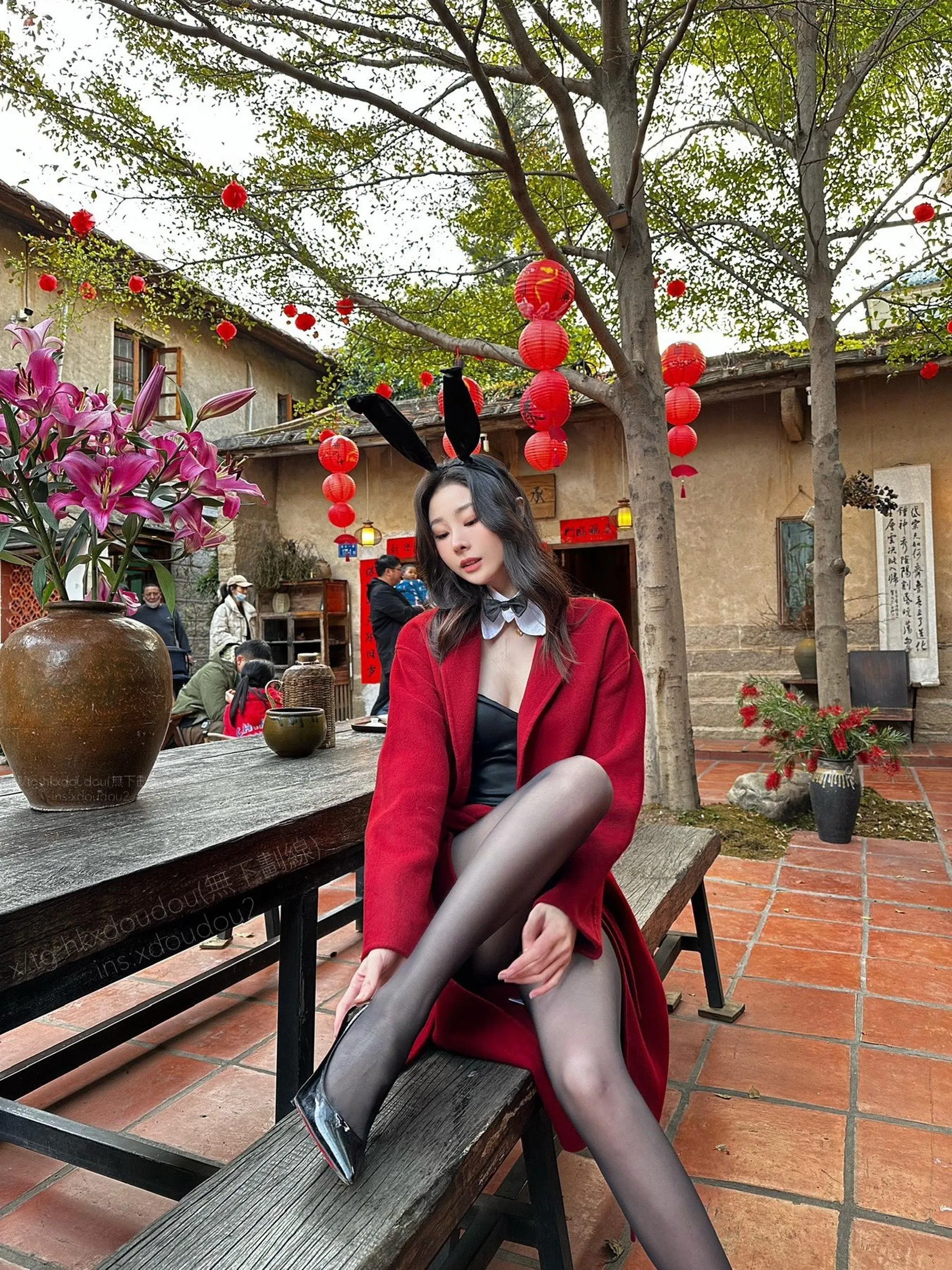 是小逗逗 – NO.007 30粉丝著名美团外卖媛网红模特 全量资源 极品露脸大长腿顶级露出专家 [309P]插图9